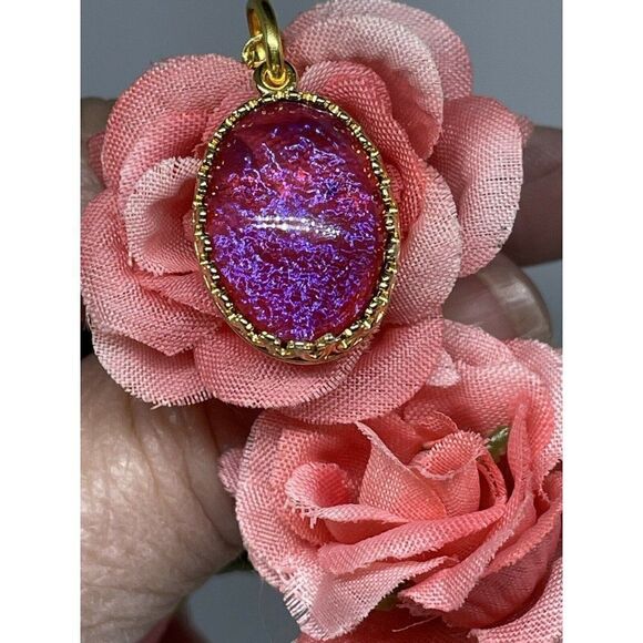 Gold Crown Setting Me I am Fire Opal Christmas Gift Daughter Mom 18x13 Dragons B - Picture 1 of 11